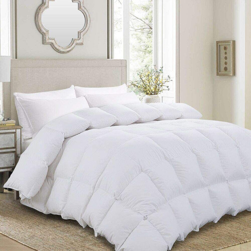 Goose Feather Down Comforter - King - Fine Living