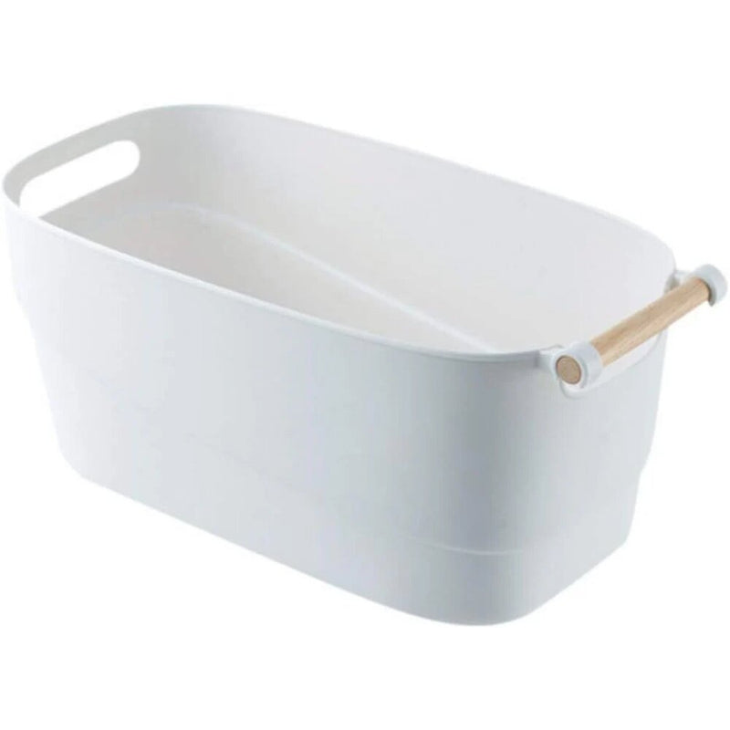 Elegance Storage Basket - L - White - Fine Living
