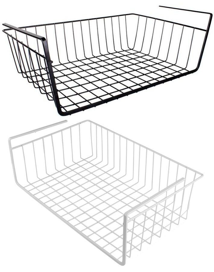 Fine Living Hanging Storage baskets-Black