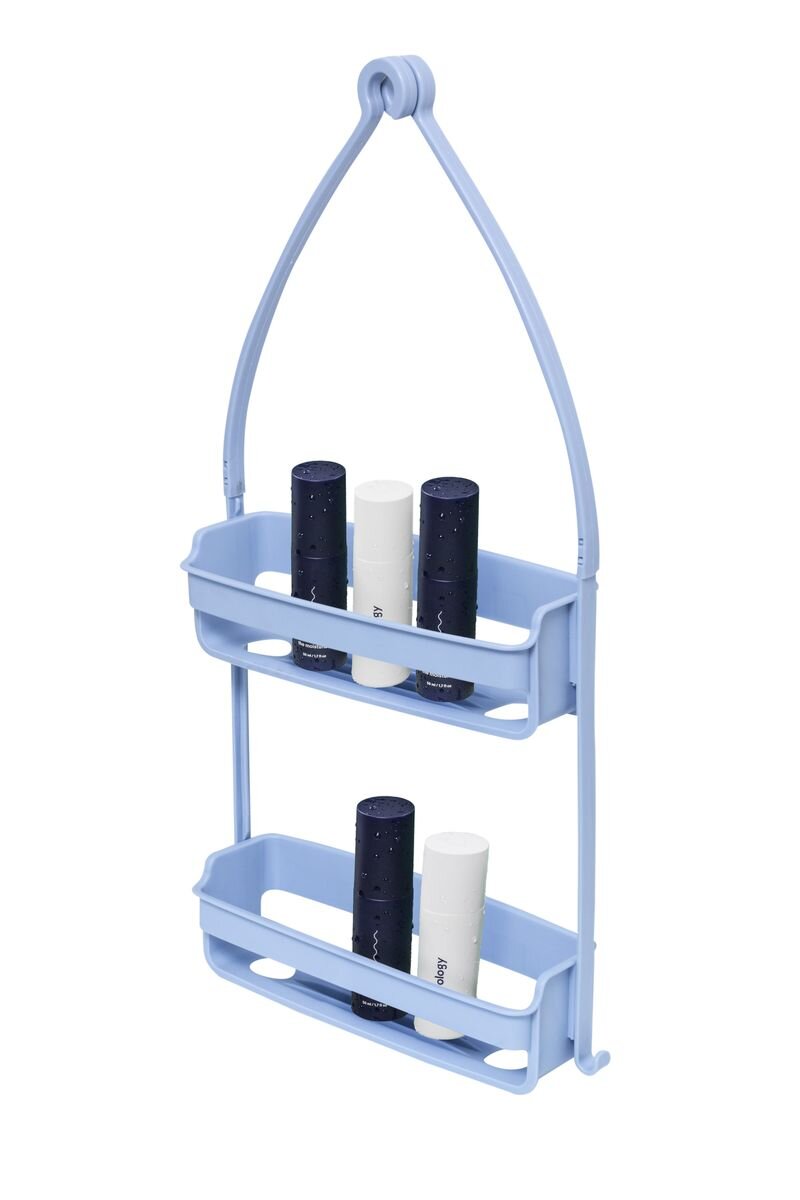 Fine Living 2 Tier Bathroom Caddy- Blue