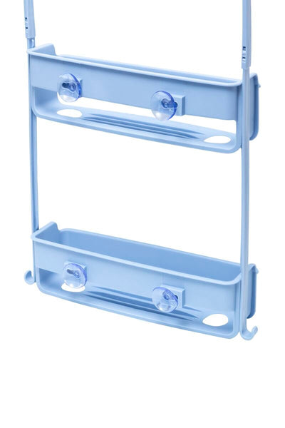 Fine Living 2 Tier Bathroom Caddy- Blue