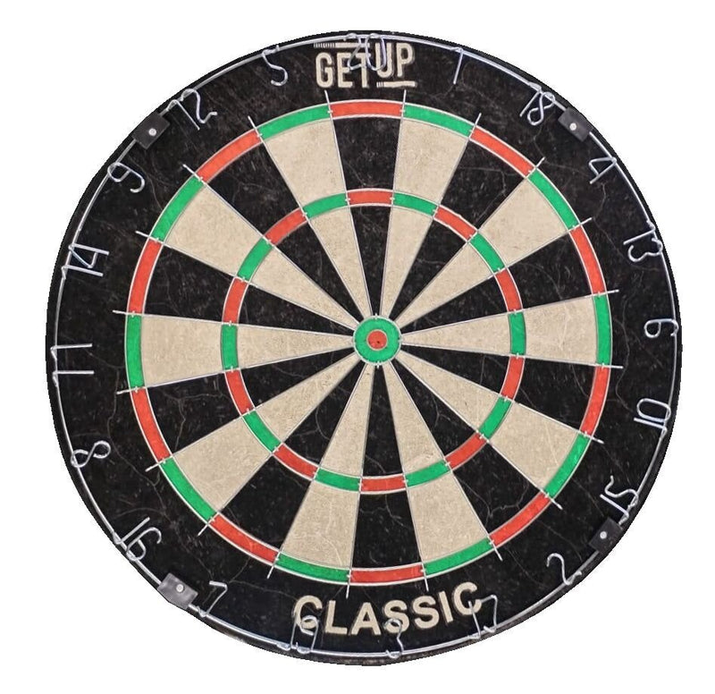 GetUp Classic Dartboard with Cabinet