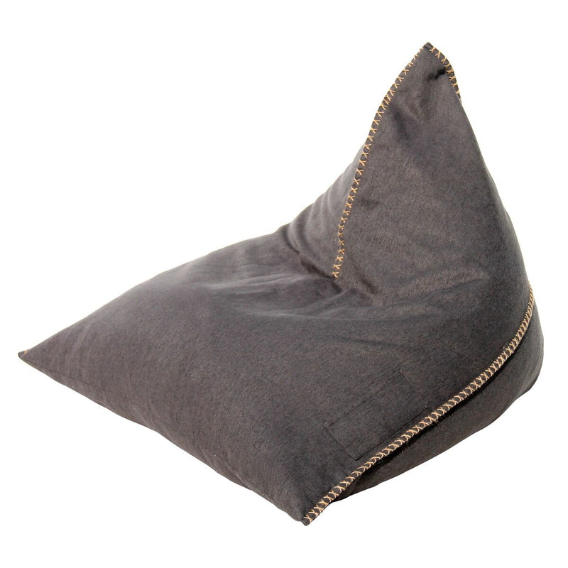 Fine Living Indoor Hand Stitch Bean Bag - D.Grey