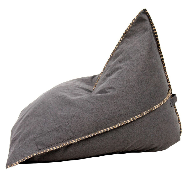 Fine Living Indoor Hand Stitch Bean Bag - D.Grey