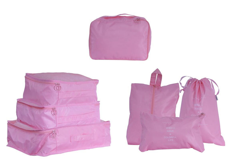 Fine Living Rover 7pc Organizer bag - Pink