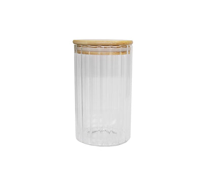 Pantry Gem Jar with Bamboo Lid