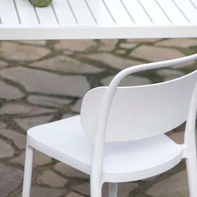 Savona Chair - White - Fine Living