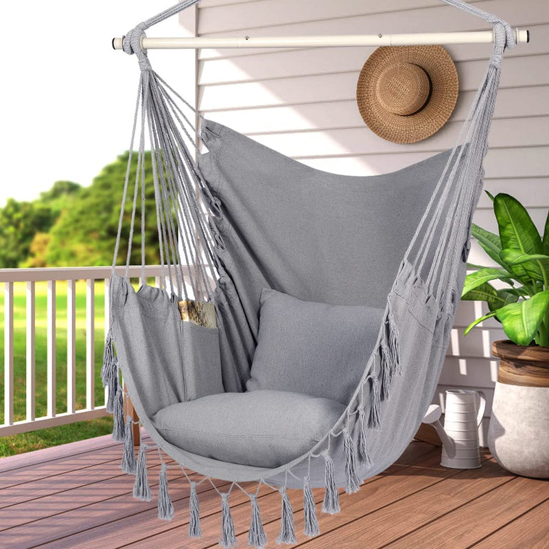 Fine Living - Paros Hammock Chair Grey