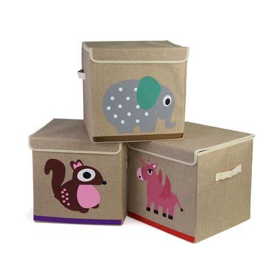 Storage box-Animal Canvas Tidies - Squirrel