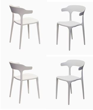 Chester Cafe Chair - White