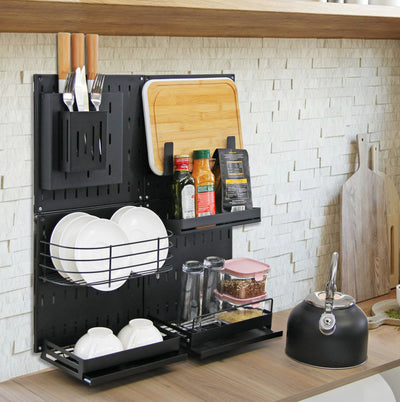 Fine Living  - Build Kitchen Storage - Backboard