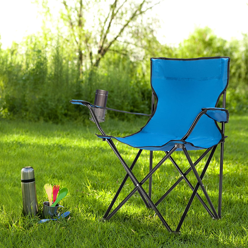 Fine Living Camping Folding Chair - Blue