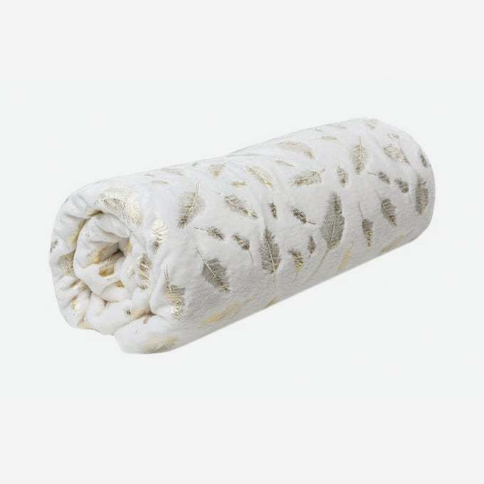 Fine Living Plush Throw - Feathers 1.9mx2.3m