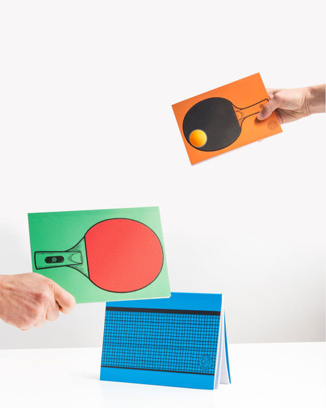 Table Tennis Note Book Set -3pc