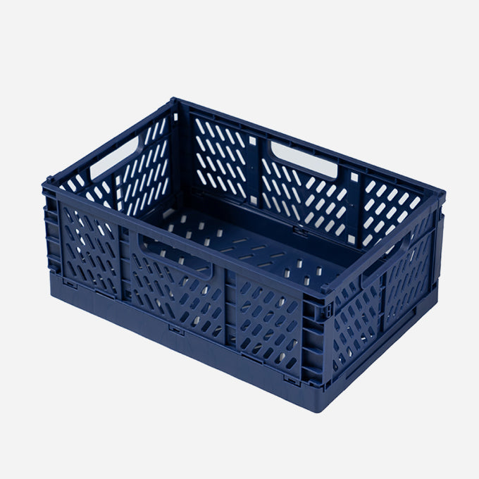 Fine Living Folding Crate - Large - Blue