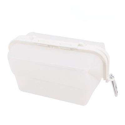Silicone Foldable Food Storage Bag-White