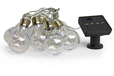 Bulb String Lights - Silver Multi Globes