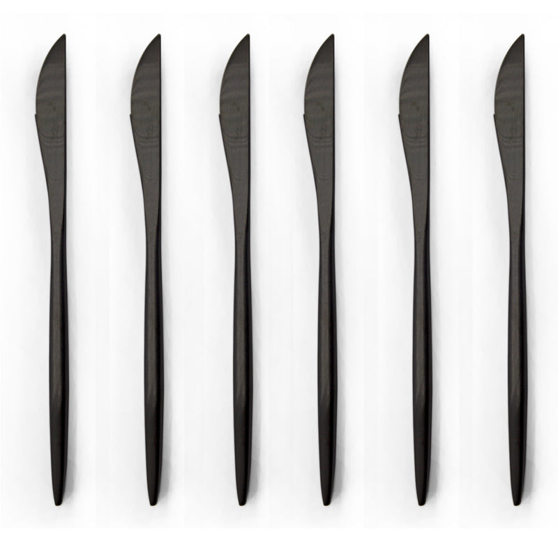 Finery - Cutlery Set 24pc - Carbon Black.