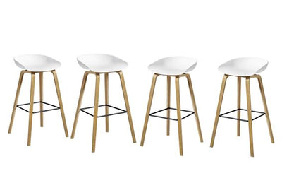 Emma Bar Stool - White