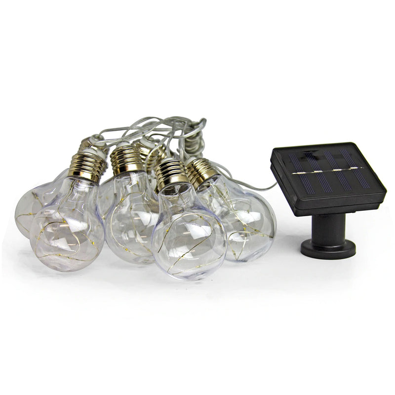 Bulb String Lights - Silver Multi Globes
