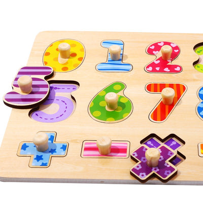 Nuovo Wooden Number Puzzle - Set 2
