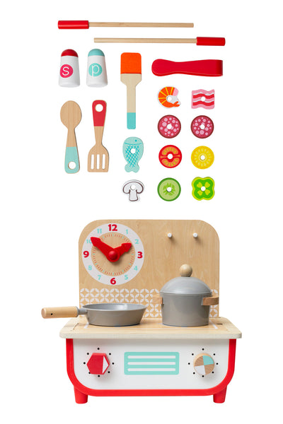Nuovo Wooden Kitchen Set & BBQ
