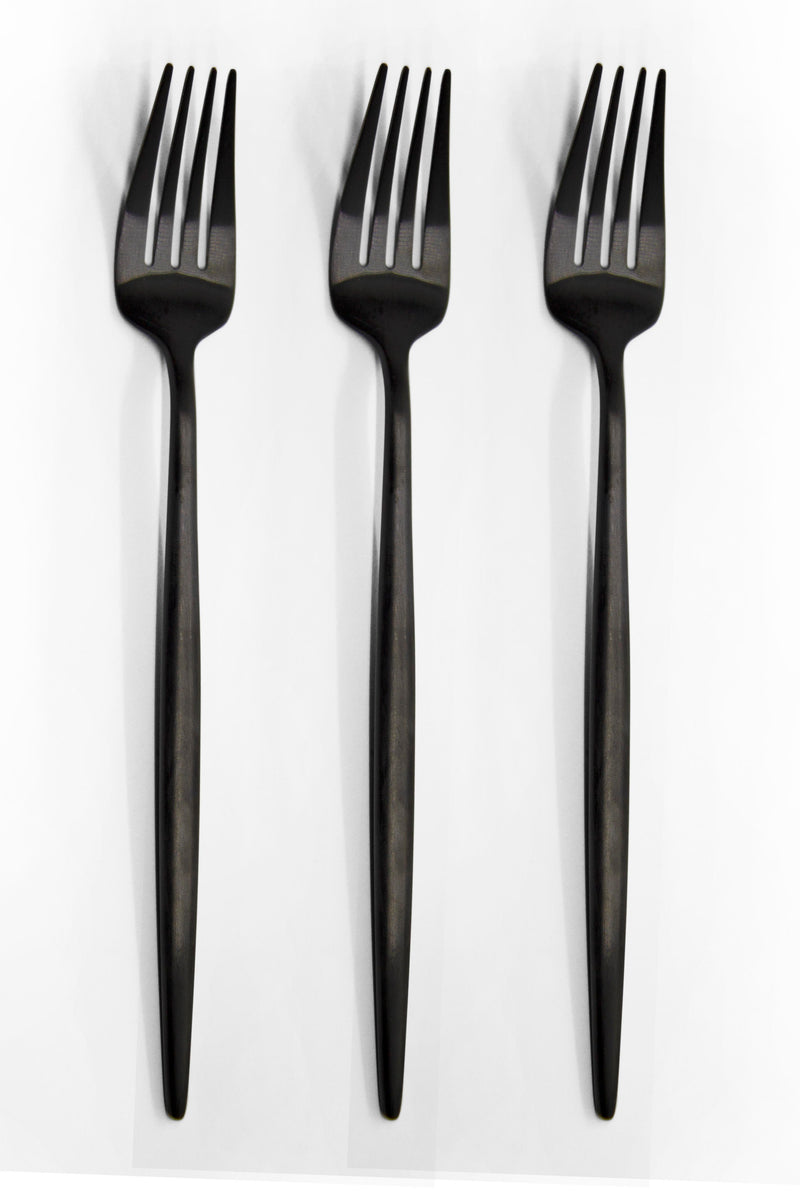 Finery - Cutlery Set 12pc - Carbon Black