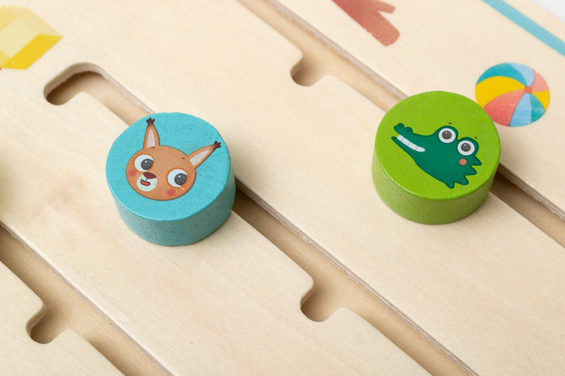 Nuovo Where The Animals Go - Wooden Toy