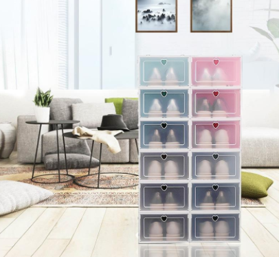 Shoe Organiser Box Grey