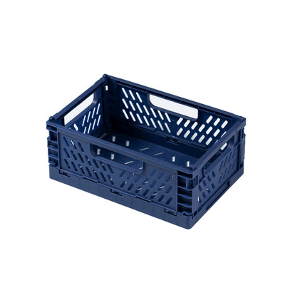 Fine Living Folding Crate Small - Blue