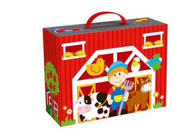 Nuovo Wooden Farm Play Box