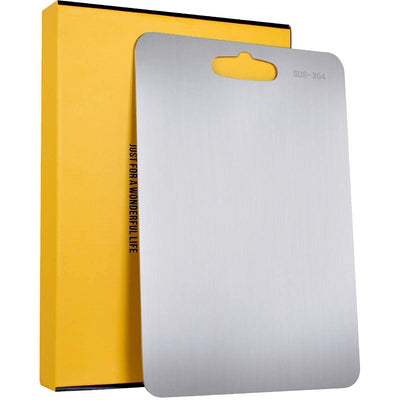 Fine Living - Stainless Steel cutting board - L