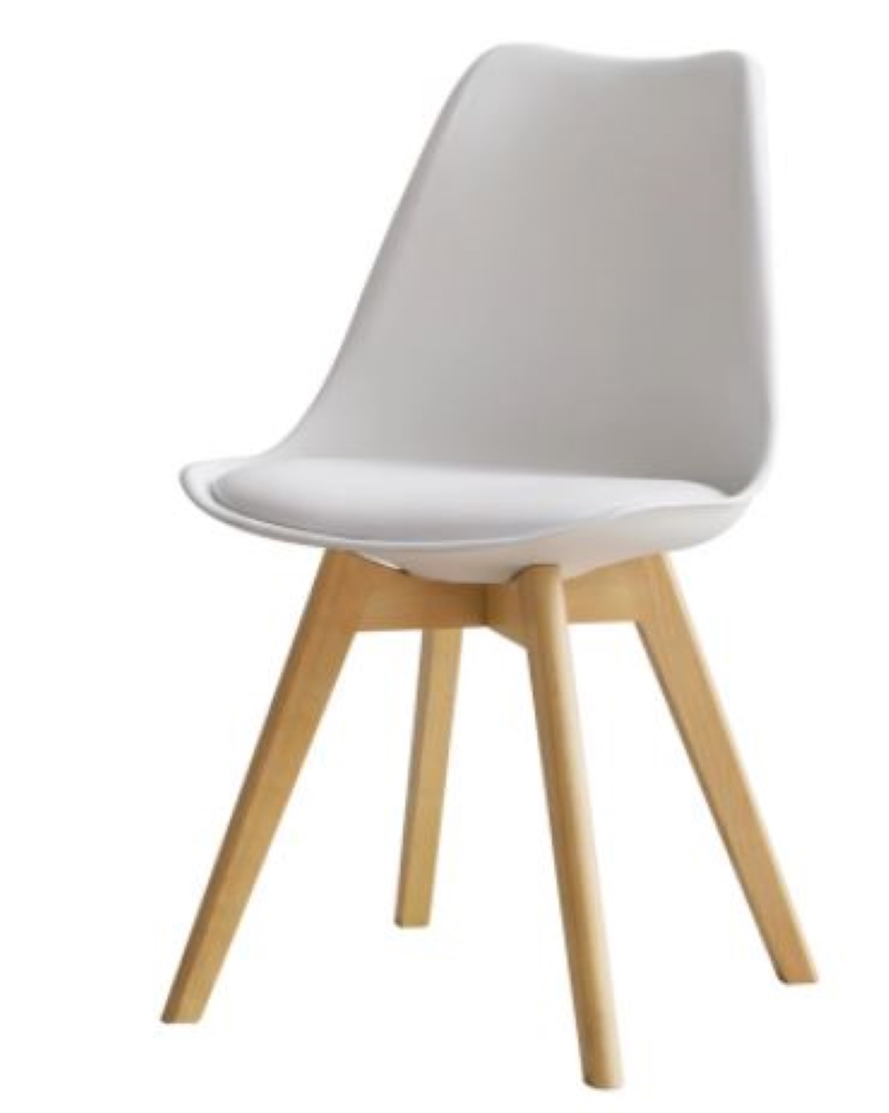 Emma Cushion Chair - White