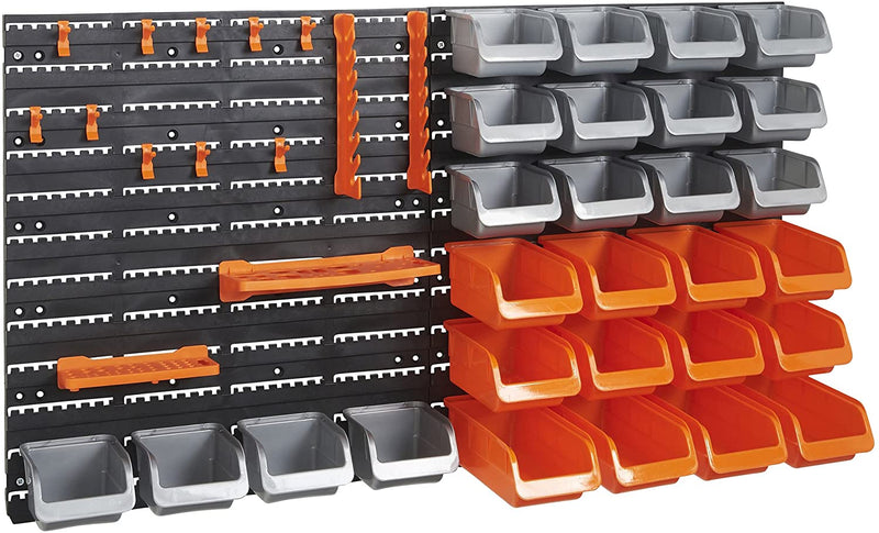DIY-It Tool & Store - 28 Box & 13 Tool (Orange/Grey)