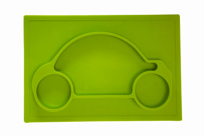 Car Feeding Mat - Green