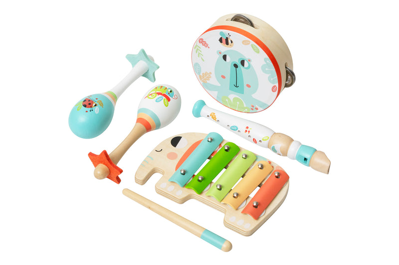 Nuovo Wooden Music Instrument Set