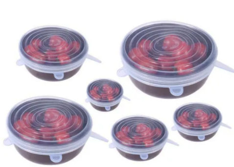Silicone Lid - White (Set of 6)