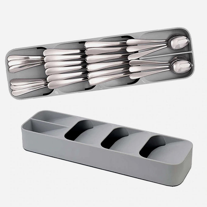 Cutlery Drawer Organiser Grey