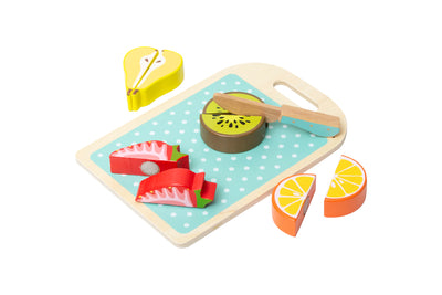 Nuovo Wooden Cutting Fruit - 5pc Set