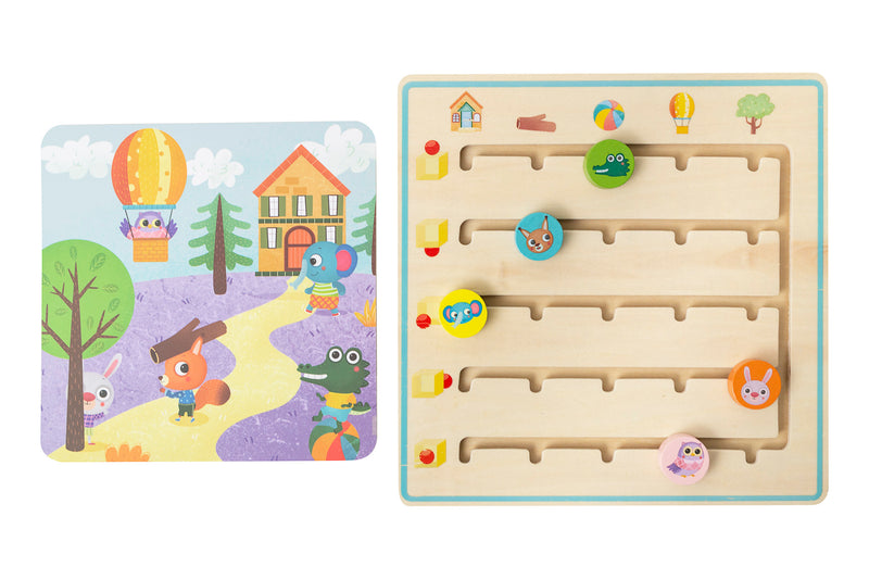 Nuovo Where The Animals Go - Wooden Toy