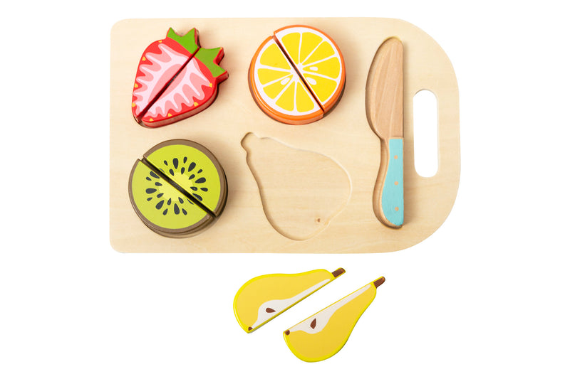 Nuovo Wooden Cutting Fruit - 5pc Set