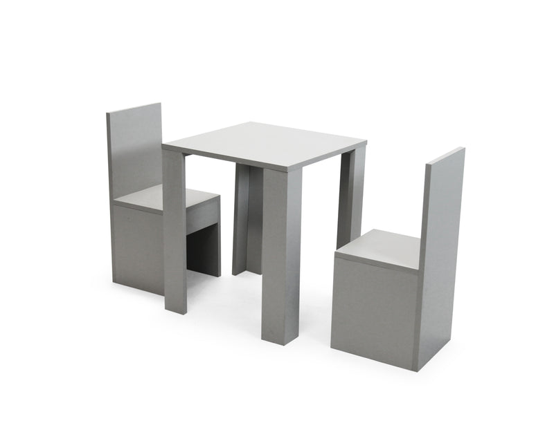 Tots Table and Chair Set - Grey