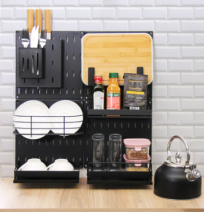 Fine Living  - Build Kitchen Storage - Backboard