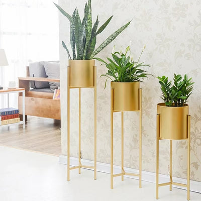 Cassidy Plant Stand 3pc - Brass