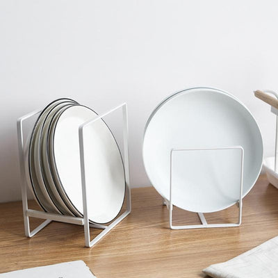 REFINED - Dish Stand Small - White