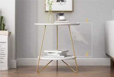 Capital 2 Tier Side Table - Large