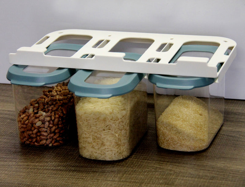 3piece under-shelf storage container set