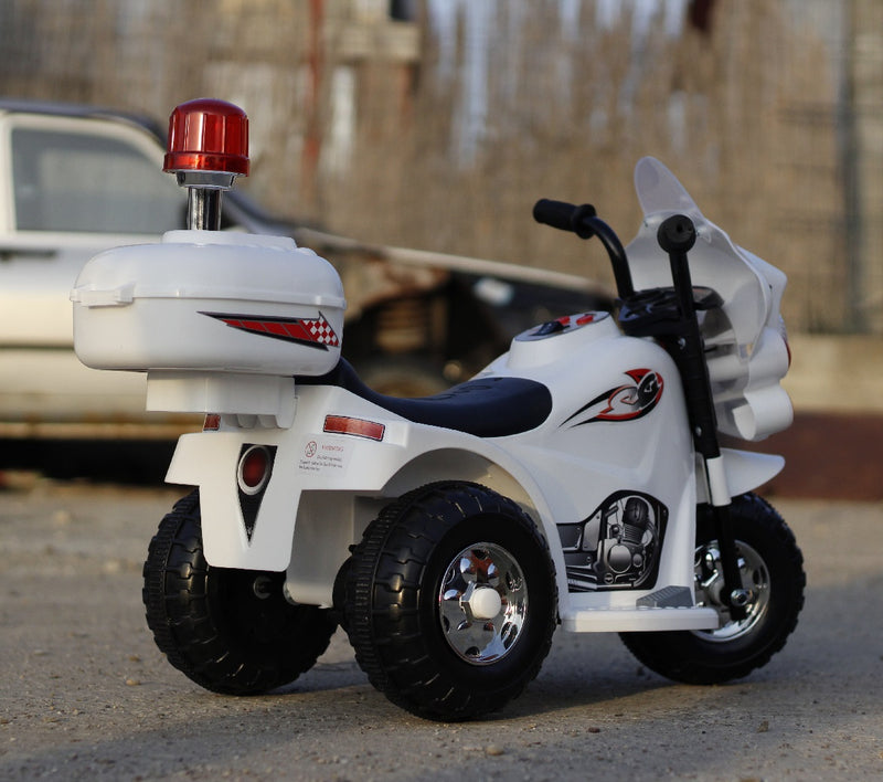 Jeronimo - Siren Police electric Bike - White