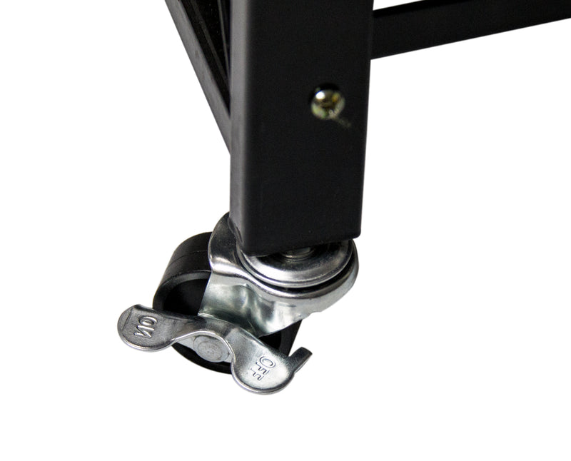 Fine Living Foldable stroage rack-Black Metal 4 La