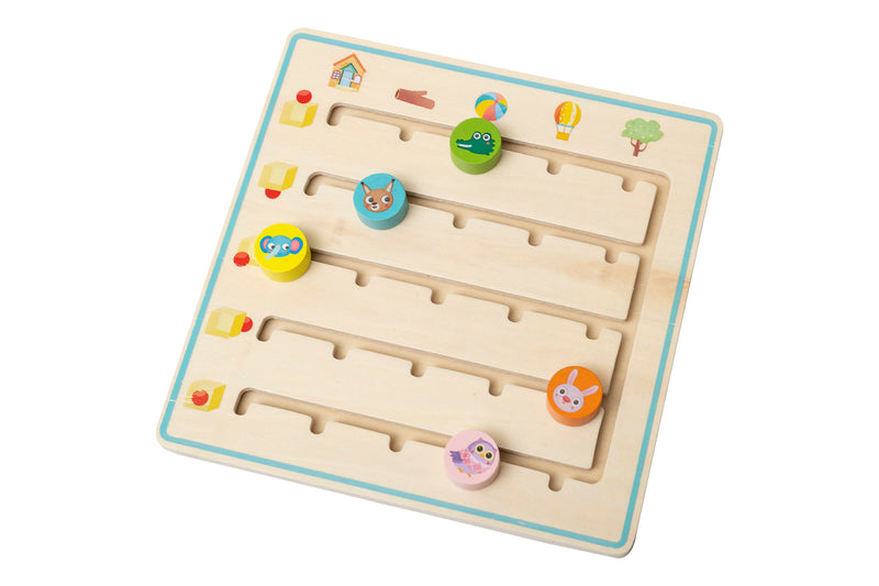 Nuovo Where The Animals Go - Wooden Toy